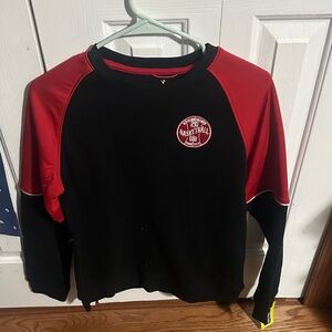 Kids Basketball Graphic Black and Red Shirt